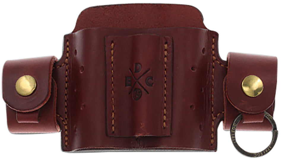 1791 Gunleather Chestnut Leather Mini Action Snap OWB Belt Loop EDC Ambidextrous