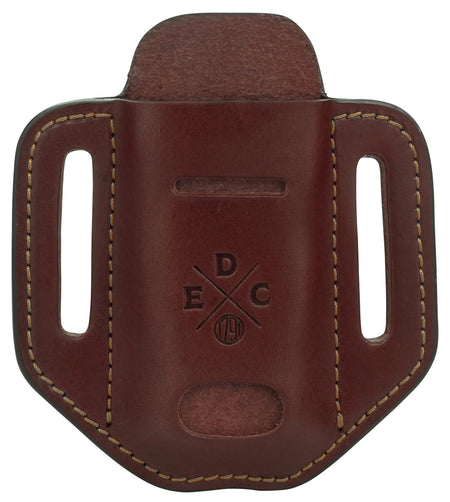 1791 Gunleather Chestnut Leather Heavy Duty Easy Slide Solo OWB Belt Slide EDC Ambidextrous