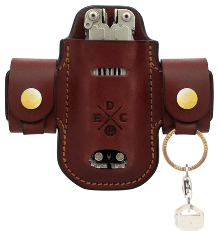 1791 Gunleather Chestnut Leather Heavy Duty Solo Action Snap OWB Belt Loop EDC Ambidextrous
