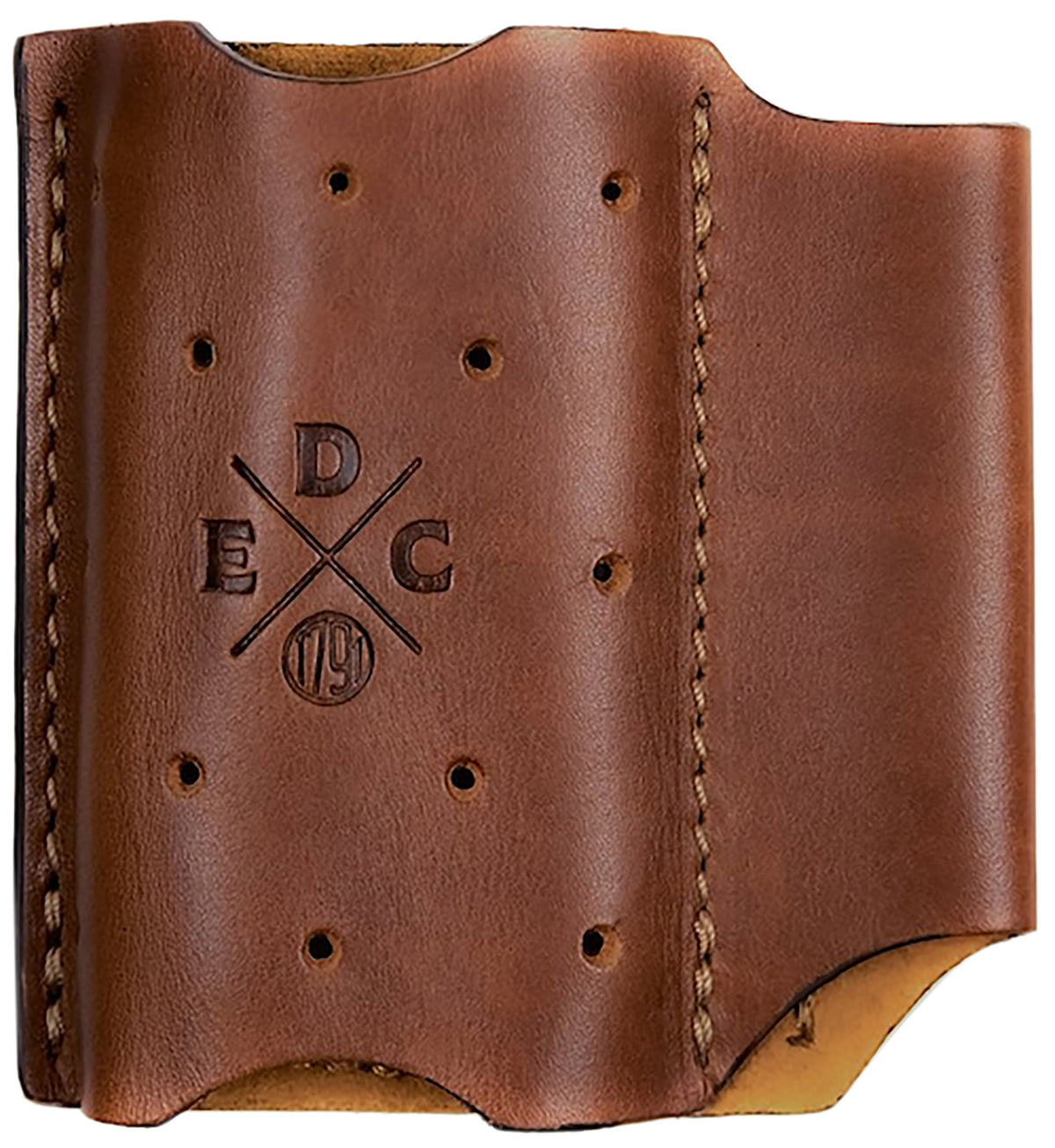1791 Gunleather Chestnut Leather Action Clip Duo OWB Belt Clip EDC Ambidextrous
