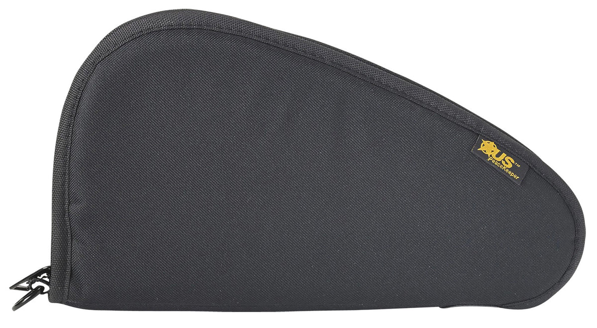 US PeaceKeeper P21009 Single Handgun Pistol Case Black Polyester