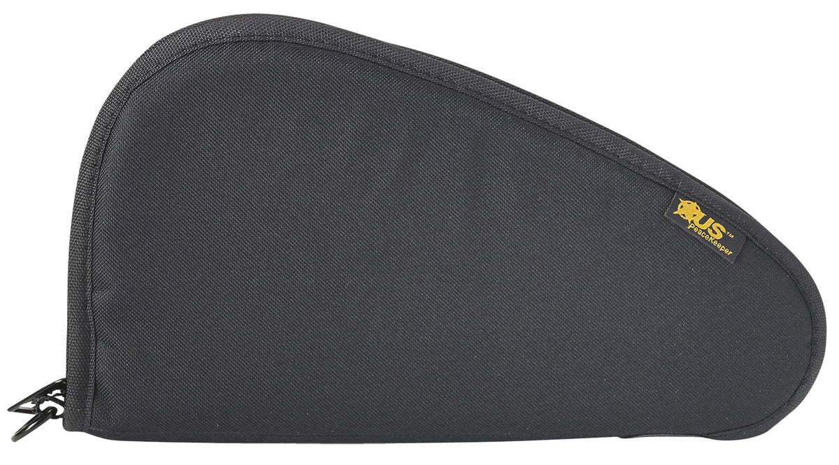 US PeaceKeeper P21013 Single Handgun Pistol Case Black Polyester Padded