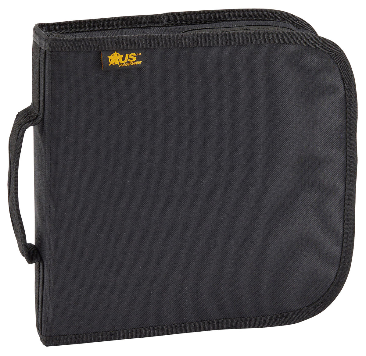 US PeaceKeeper P26208 Single Handgun Carry Case Black Polyester Padded
