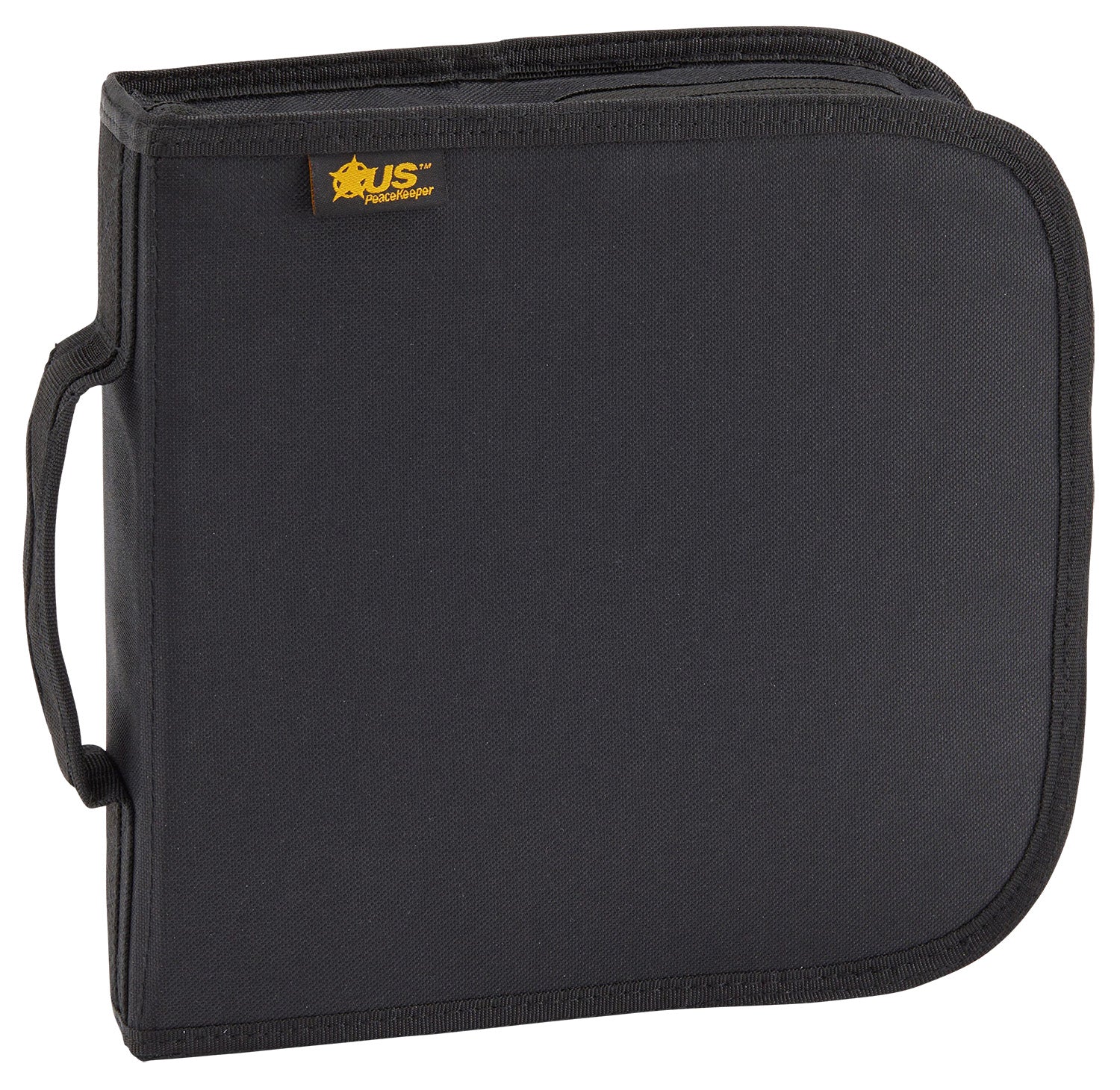 US PeaceKeeper P26208 Single Handgun Carry Case Black Polyester Padded