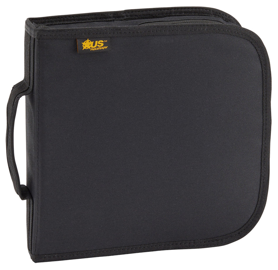 US PeaceKeeper P26208 Single Handgun Carry Case Black Polyester Padded
