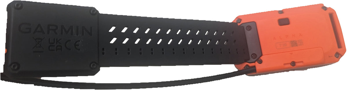 Garmin 0101302306 Alpha T20 Dog Collar Replacement Flex Band Black/Orange