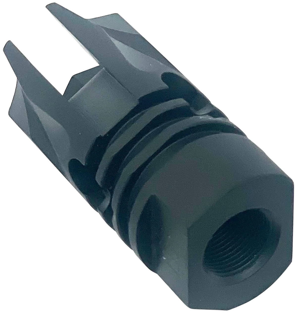 LBE Unlimited ARFH-REV AR-15 Flash Hider 5.56mm 1/2-28 Thread Matte Black