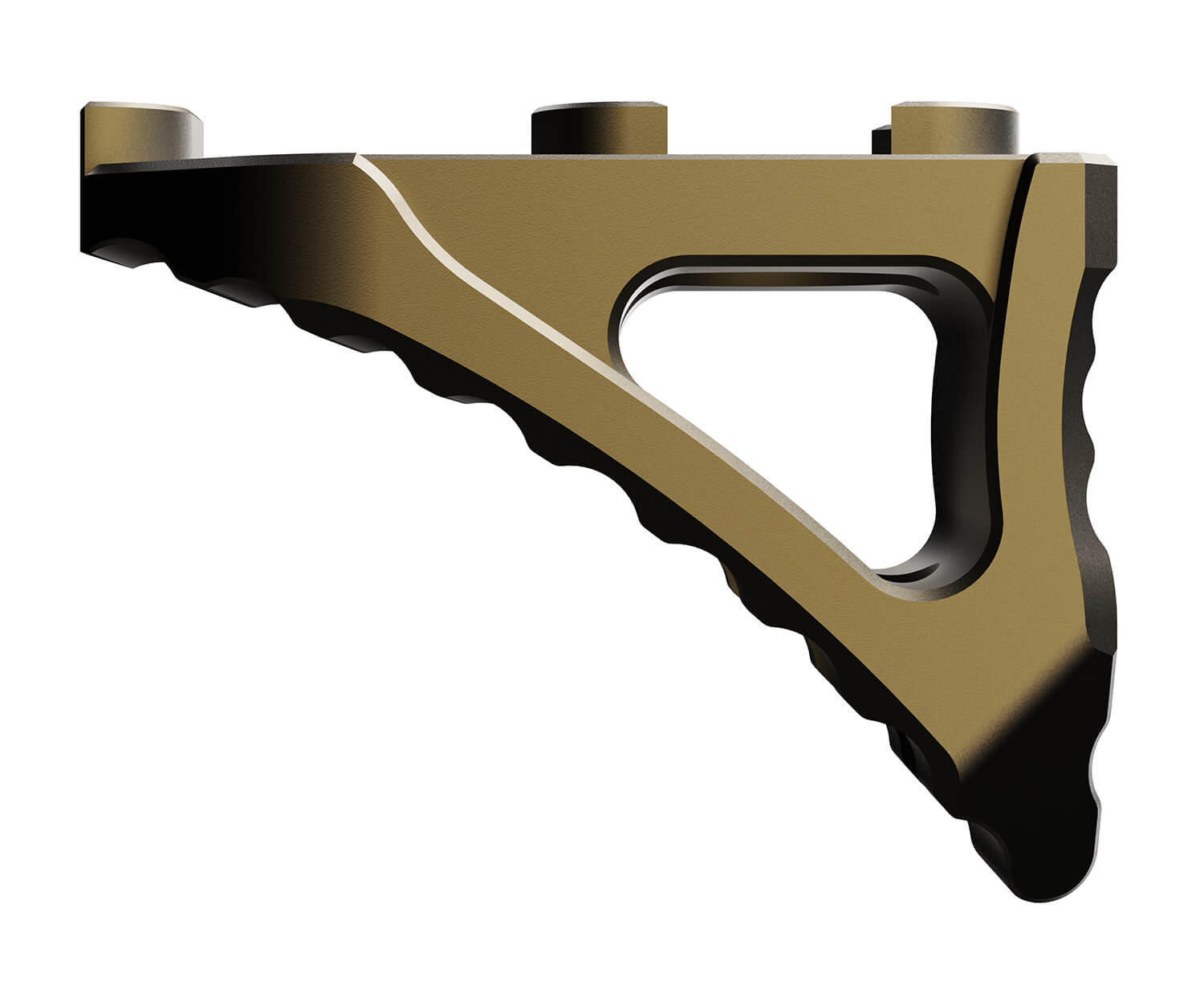 Rise Armament RA030SB M-LOK Skeletonized Micro Hand Stop Bronze Anodized Aluminum