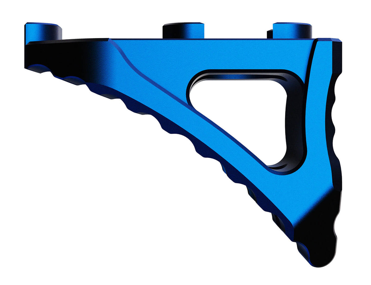 Rise Armament RA030BLU M-LOK Skeletonized Micro Hand Stop Blue Anodized Aluminum