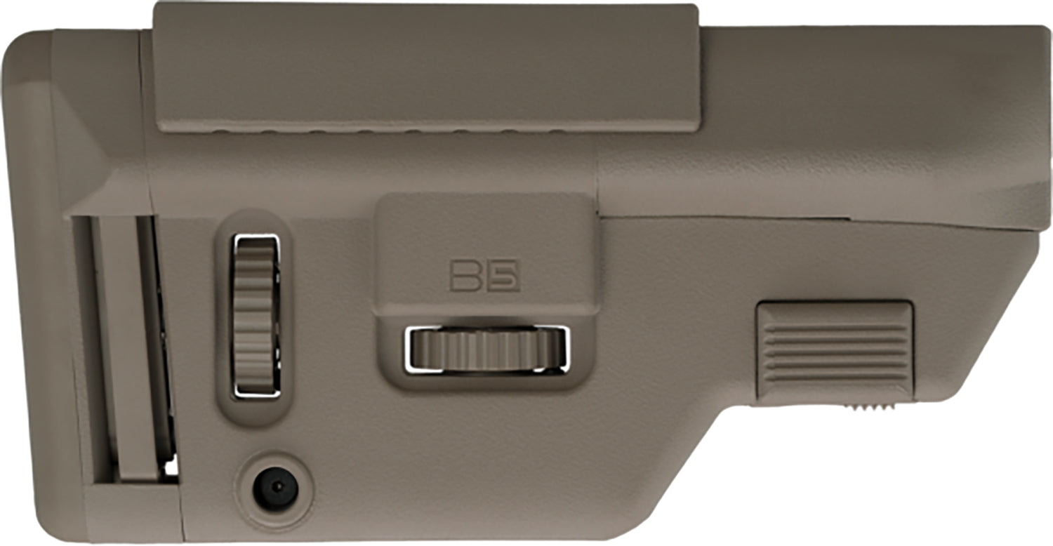B5 Systems CPS1305 FDE AR-15 Precision Adjustable Stock with Elevation Cheek Riser