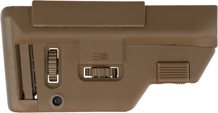 B5 Systems CPS1306 Coyote Brown AR-15 Precision Adjustable Stock with Elevation Cheek Riser