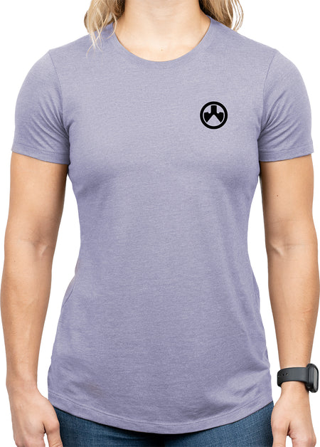 Magpul Groovy Women's Short Sleeve Orchid Heather T-Shirt Size XL