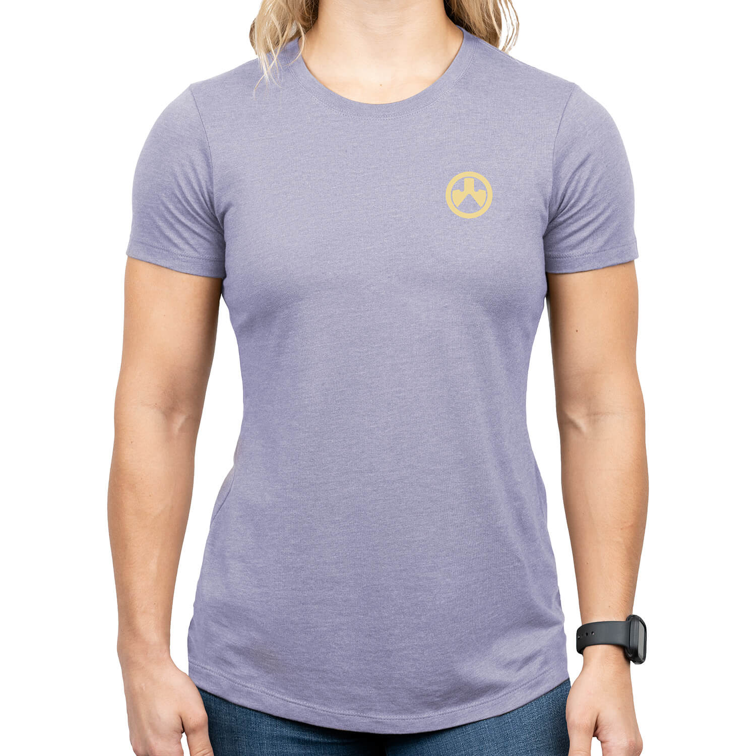 Magpul Prickly Pear Women's Short Sleeve Orchid Heather V-Neck Shirt Large