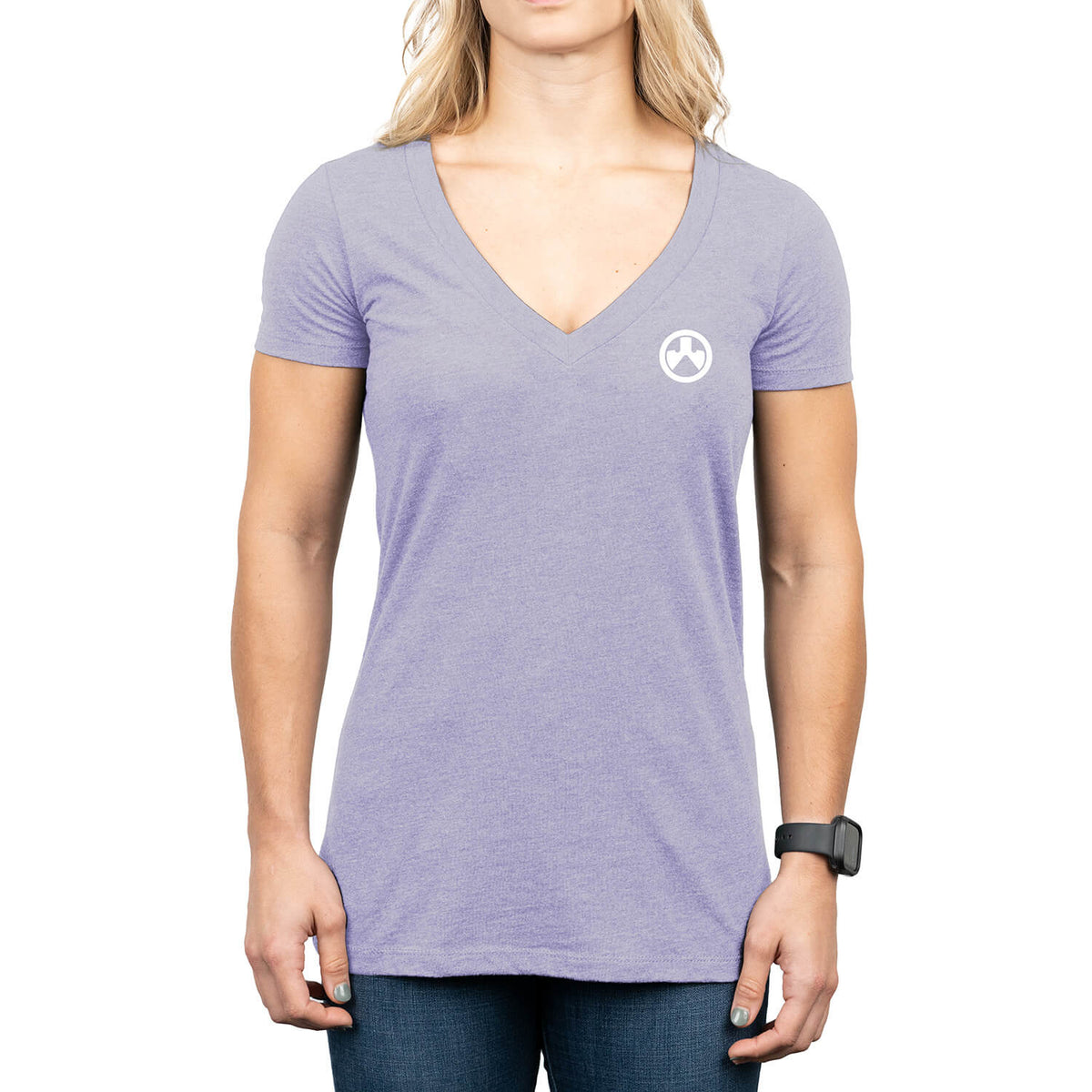 Magpul MAG1343-530-3X Women's Unfair Advantage Orchid Heather Short Sleeve, 3XL