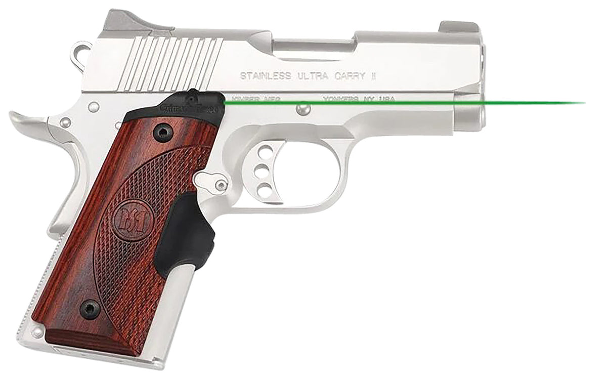 Crimson Trace LG902G 1911 Compact Master Series Lasergrips Green Laser Rosewood Grips