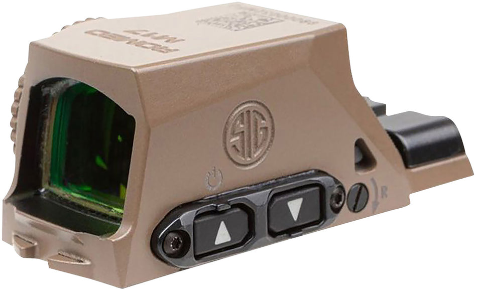 Sig Sauer Electro-Optics Romeo-M17 Coyote Tan 24mm 2 MOA Red Dot/32 MOA Circle Sight for M17/M18
