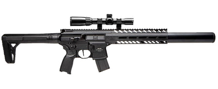 Sig Sauer MCX Air Rifle Gen 2 CO2 .177 Cal 30rd Flat Trigger 1-4x24 Scope Black