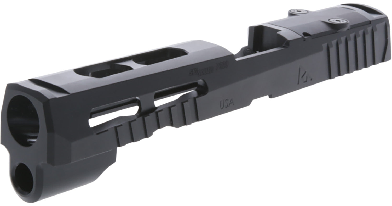 Rival Arms A1 QPQ Black Ported Steel Precision Slide with Optic Cut for Glock 43/43X