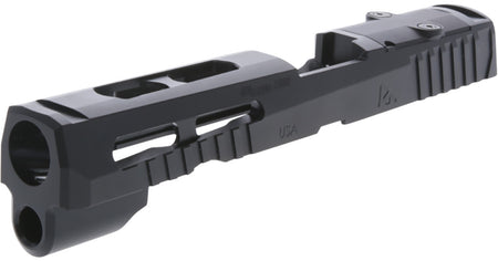 Rival Arms A1 QPQ Black Ported Steel Precision Slide with Optic Cut for Glock 43/43X