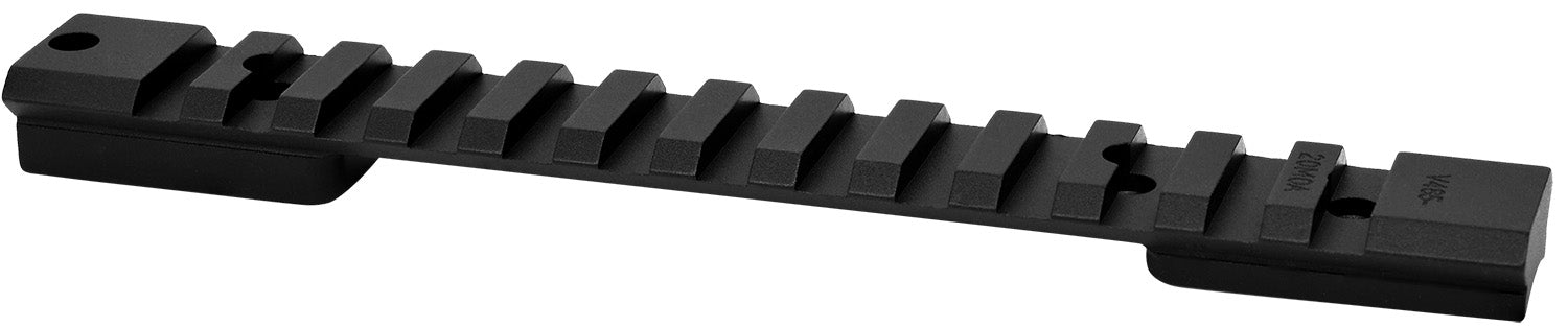 Warne Vapor V485M Picatinny Scope Base Rail - Ruger American LA, 0 MOA, Black Anodized