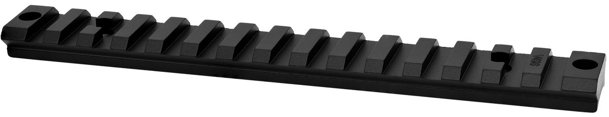 Warne Vapor V498M Picatinny Scope Base Rail - Savage Axis/Axis II, 0 MOA, Black Anodized Aluminum