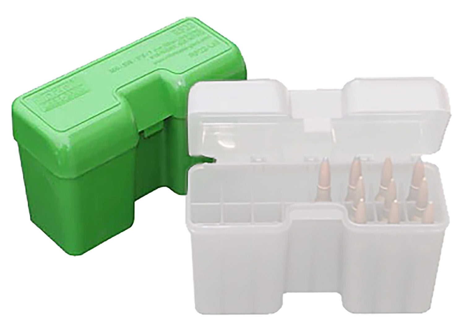 MTM Case-Gard RF22SM10 Ammo Storage Box 338 Cal Flip-Top 22rd Green