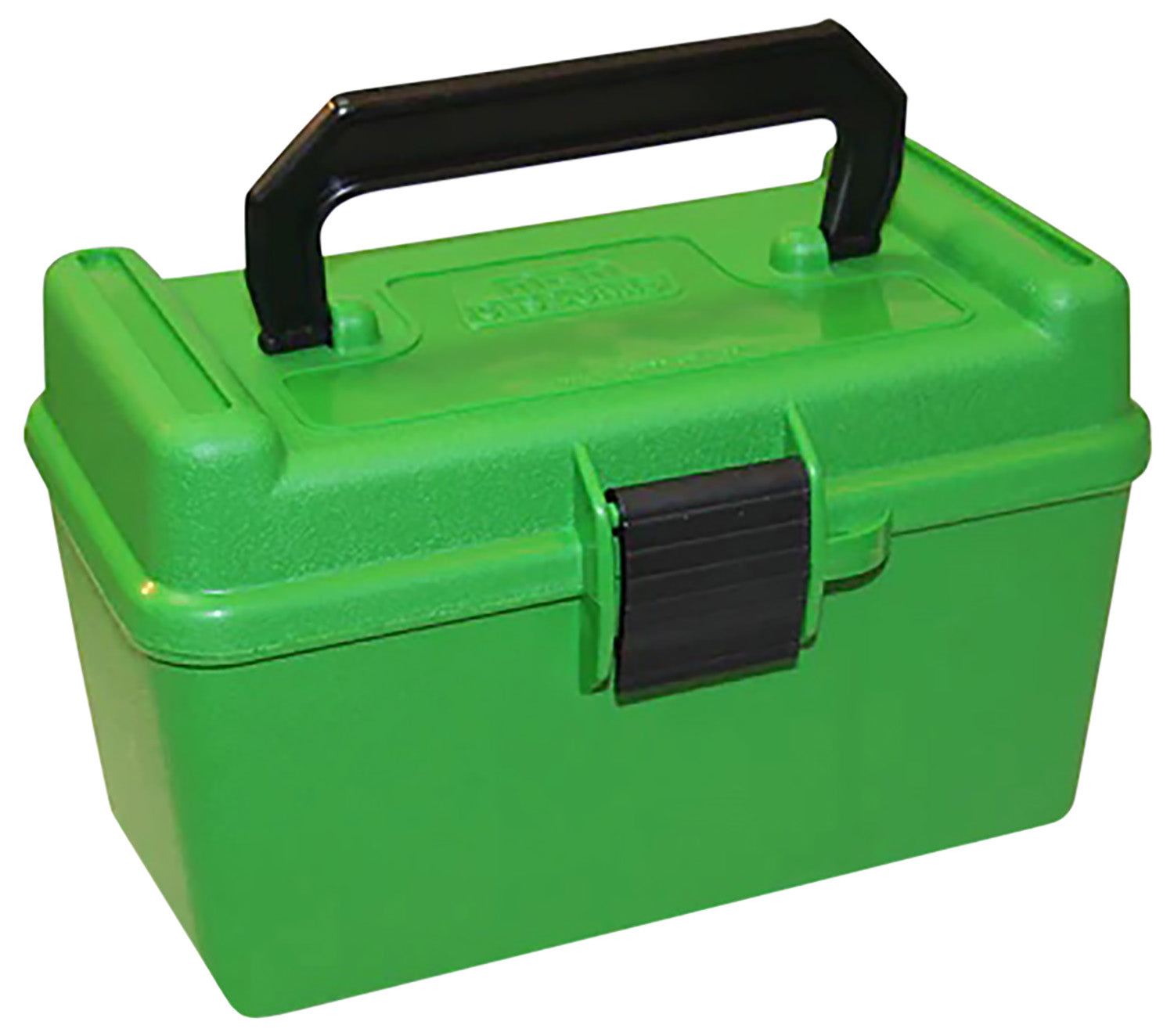 MTM Case-Gard H50RMAG10 Deluxe 50rd Ammo Storage Box 300 Win Mag/7mm Rem Green Polypropylene