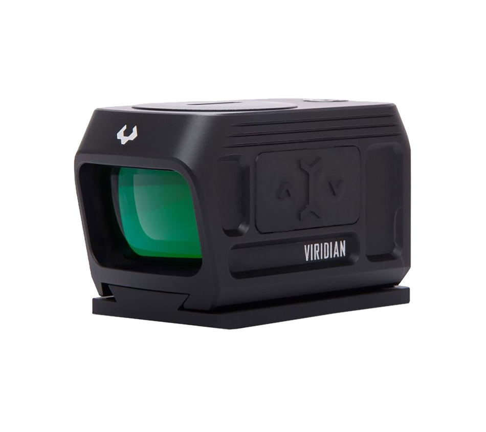 Viridian RFX45 Black Closed Emitter Green Dot Sight 5 MOA 1x ACRO and Glock MOS Mount