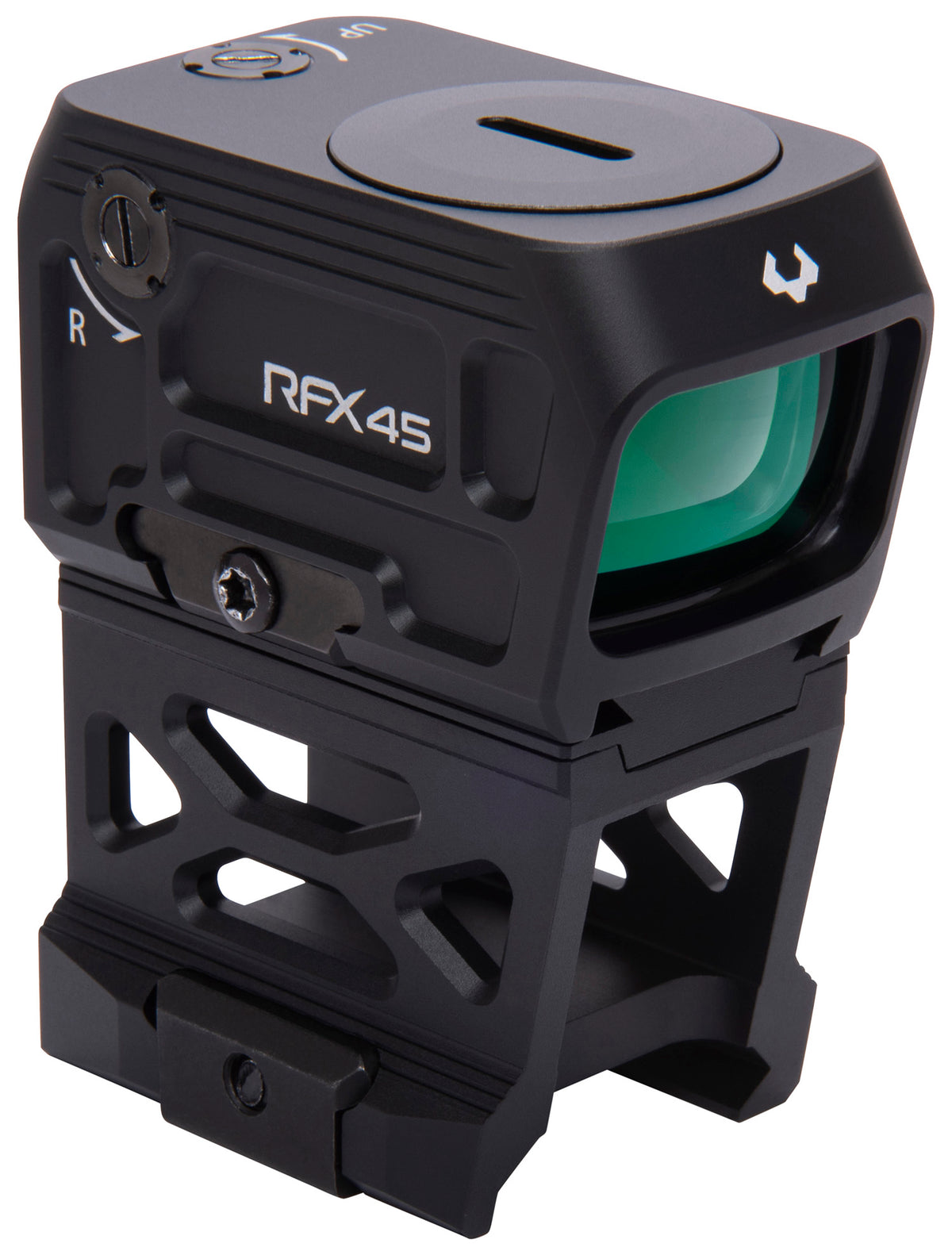 Viridian RFX45 Pro Black 5 MOA Closed Emitter Green Dot 1x 24x15.5mm ACRO RMR Glock MOS Mounts