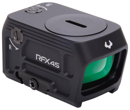 Viridian RFX45 Black 5 MOA Closed Emitter Green Dot Sight 1x ACRO and RMR Mount Footprint