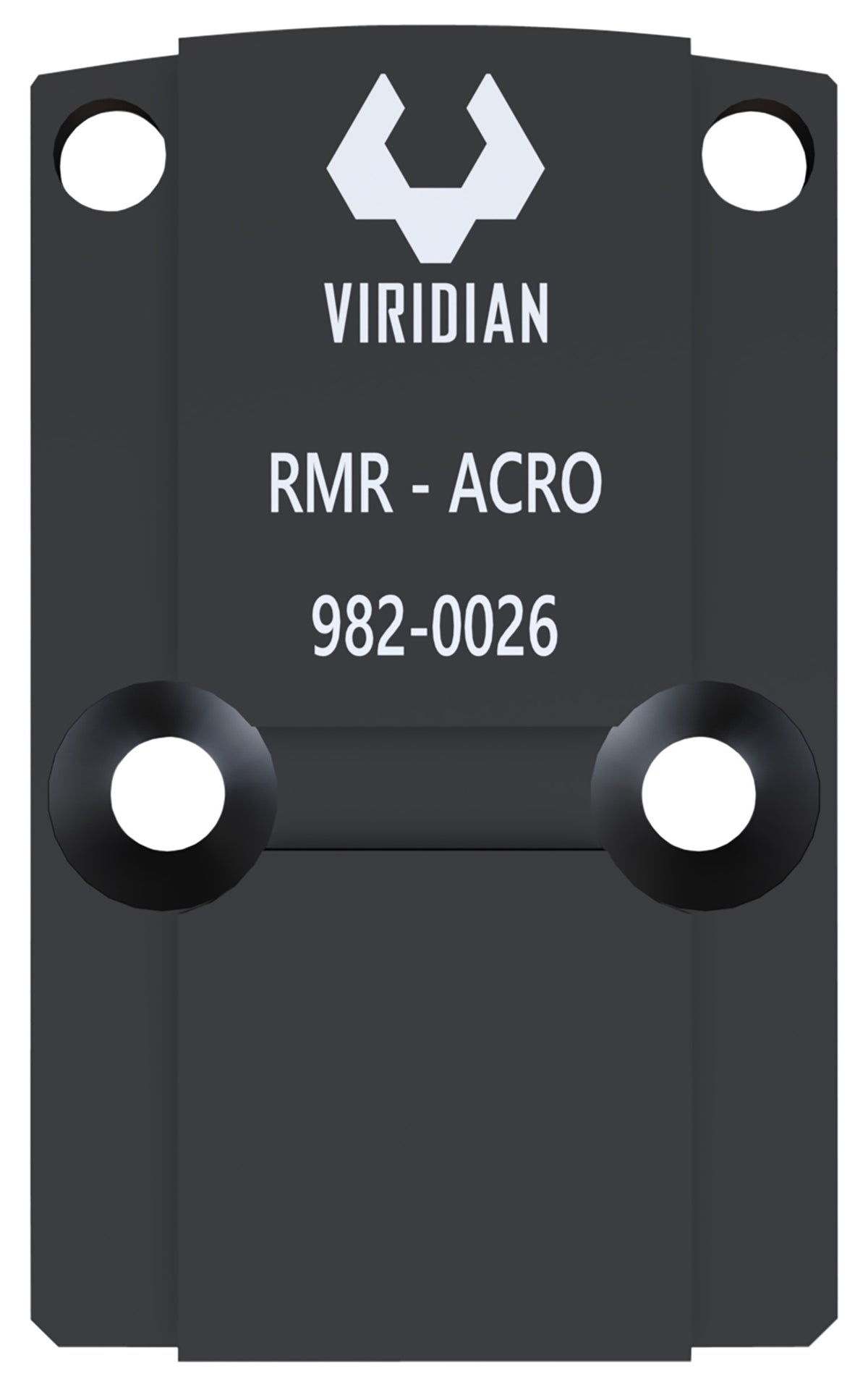 Viridian RFX45 RMR Adapter Plate for Reflex Sight Black Anodized