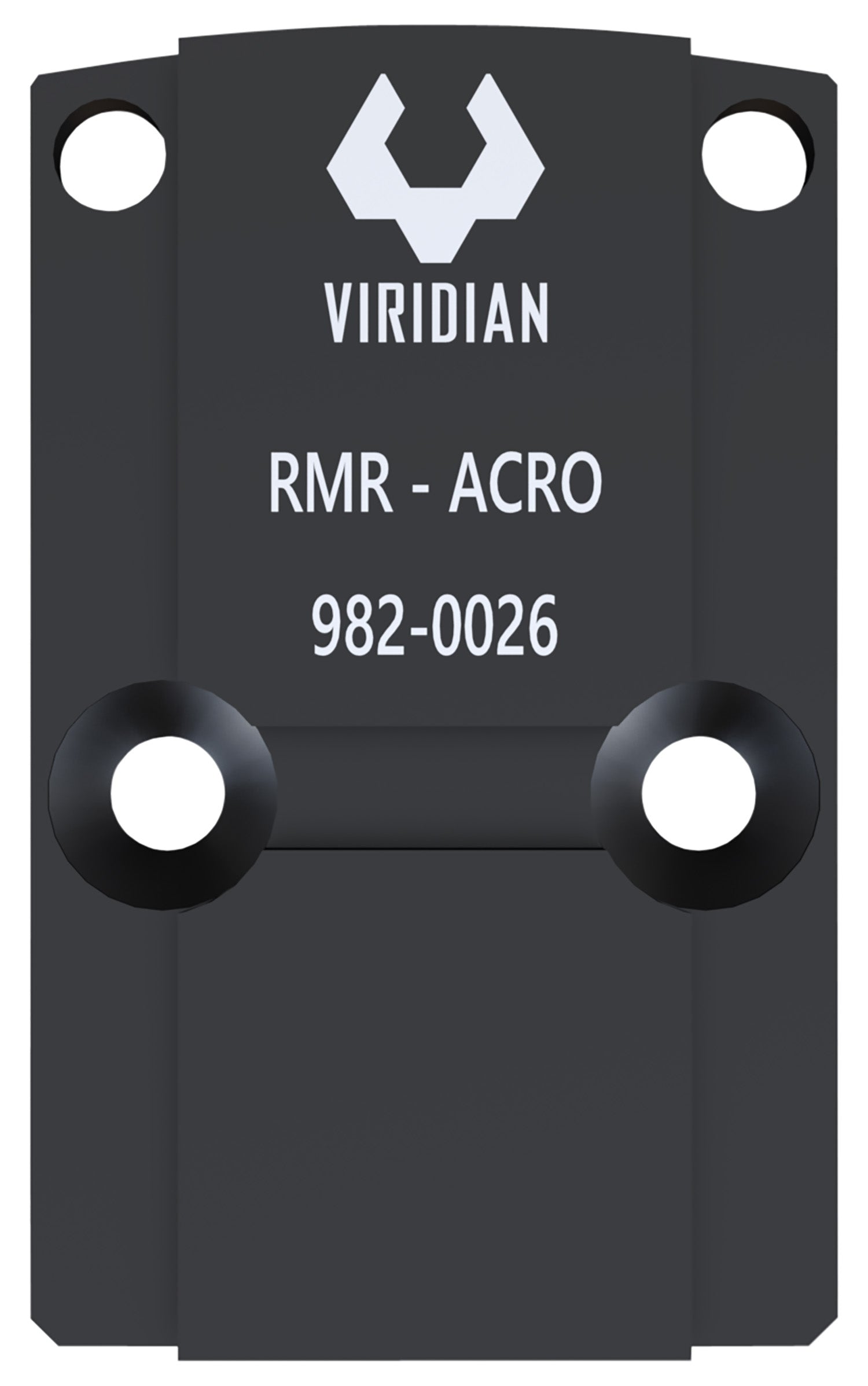 Viridian RFX45 RMR Adapter Plate for Reflex Sight Black Anodized