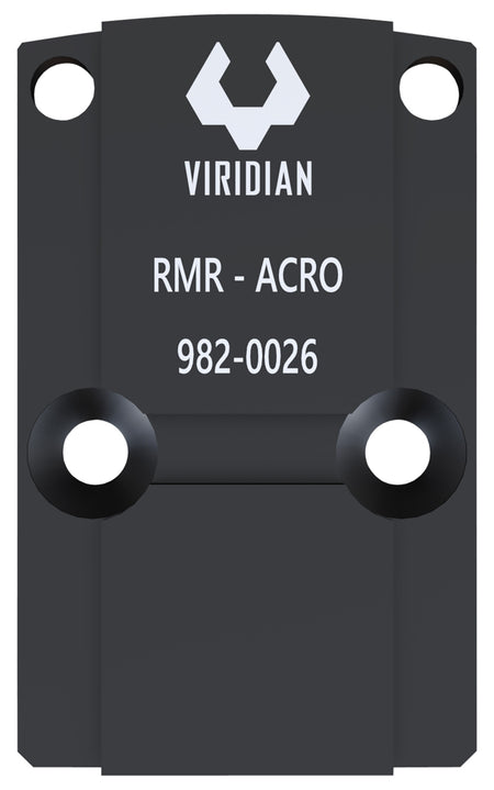 Viridian RFX45 RMR Adapter Plate for Reflex Sight Black Anodized
