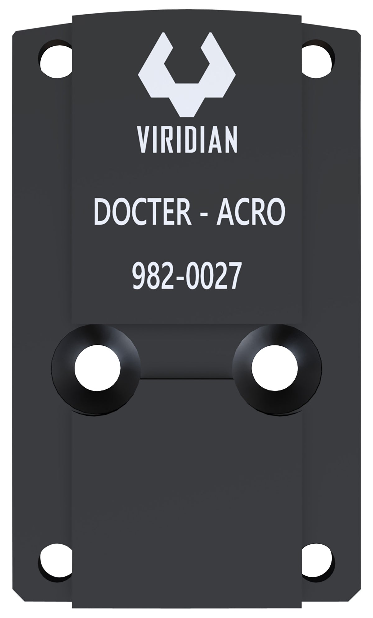 Viridian RFX45 Docter Adapter for Reflex Sight Black Anodized