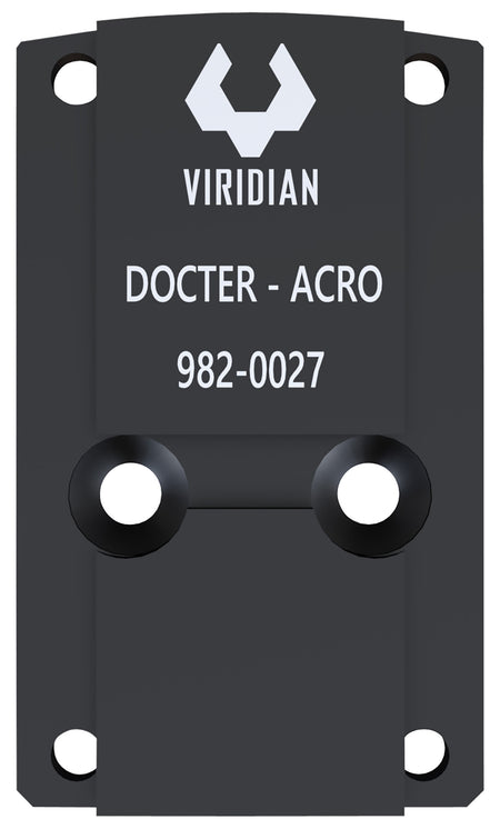 Viridian RFX45 Docter Adapter for Reflex Sight Black Anodized