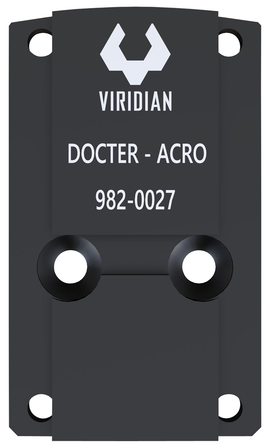 Viridian RFX45 Docter Adapter for Reflex Sight Black Anodized