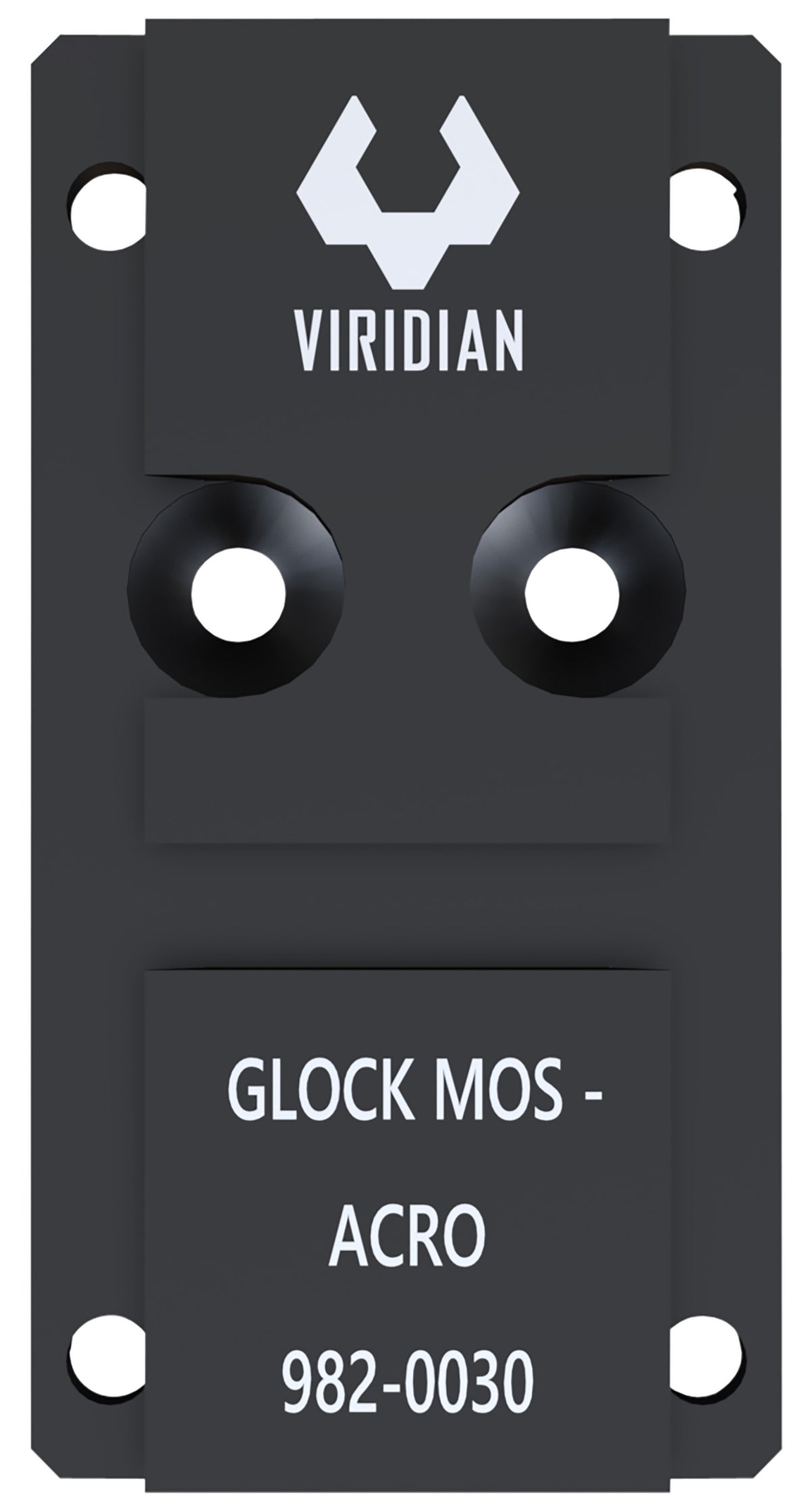 Viridian RFX44/45 Glock MOS Adapter for Reflex Sight Black Anodized