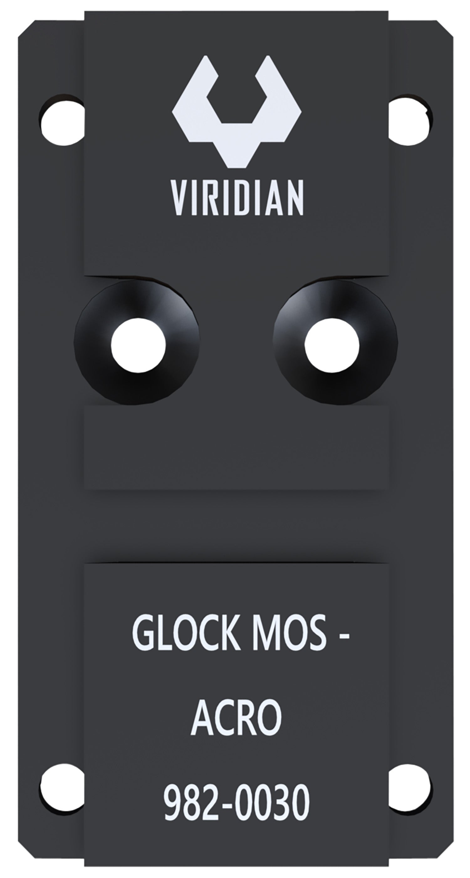 Viridian RFX44/45 Glock MOS Adapter for Reflex Sight Black Anodized
