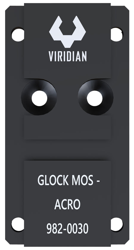 Viridian RFX44/45 Glock MOS Adapter for Reflex Sight Black Anodized