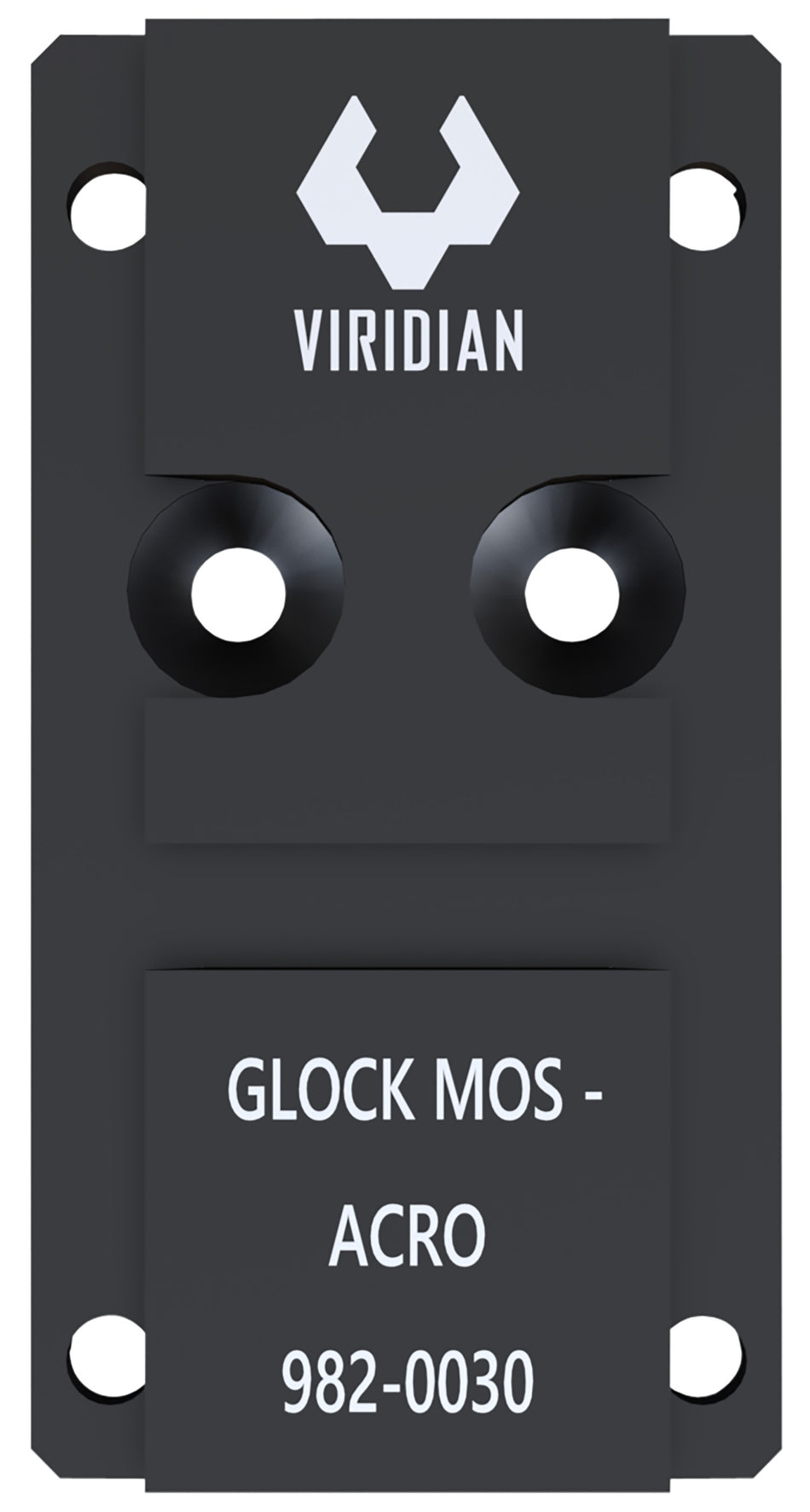 Viridian RFX44/45 Glock MOS Adapter for Reflex Sight Black Anodized