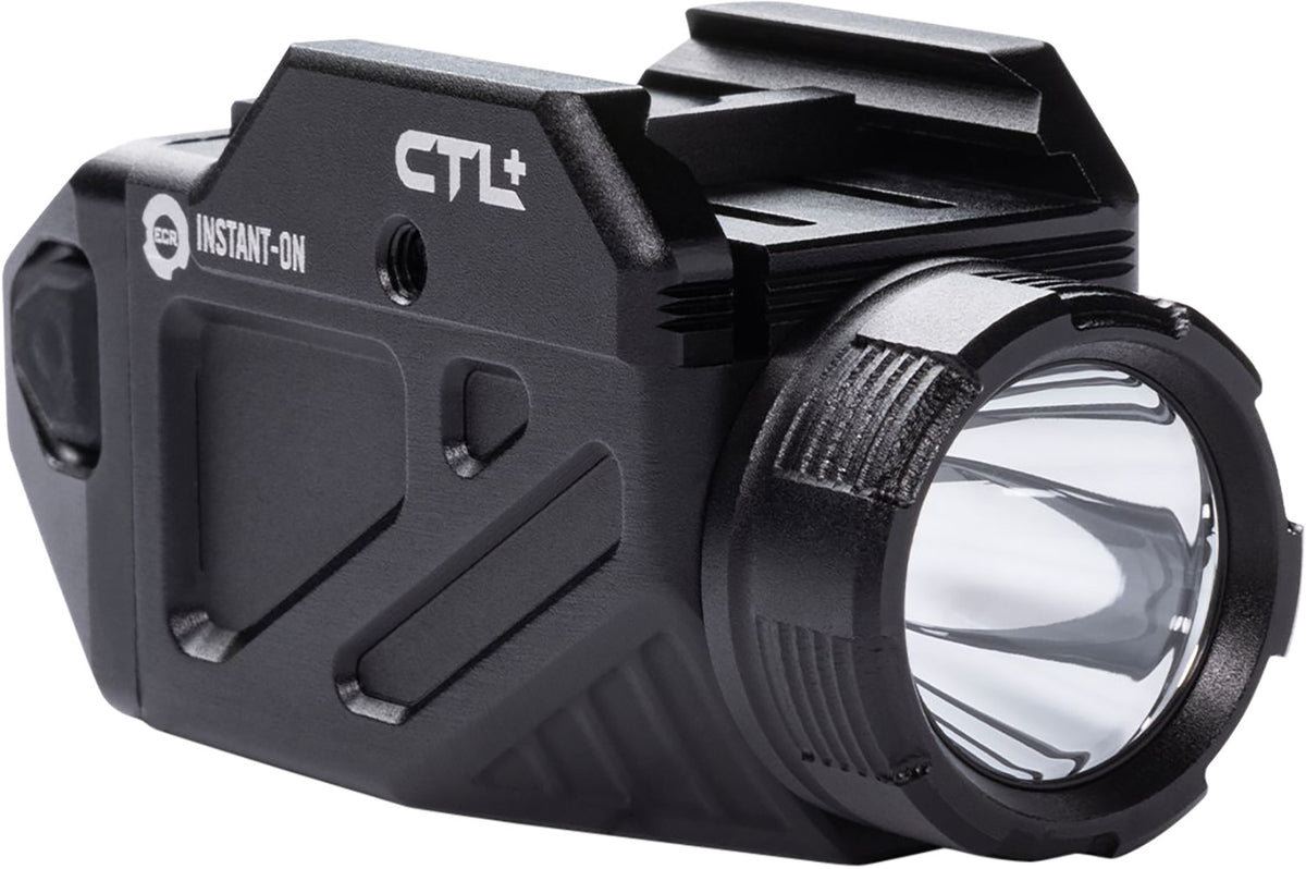 Viridian CTL+ with SAFECharge Black 200/400/1100 Lumens White LED Rail Light