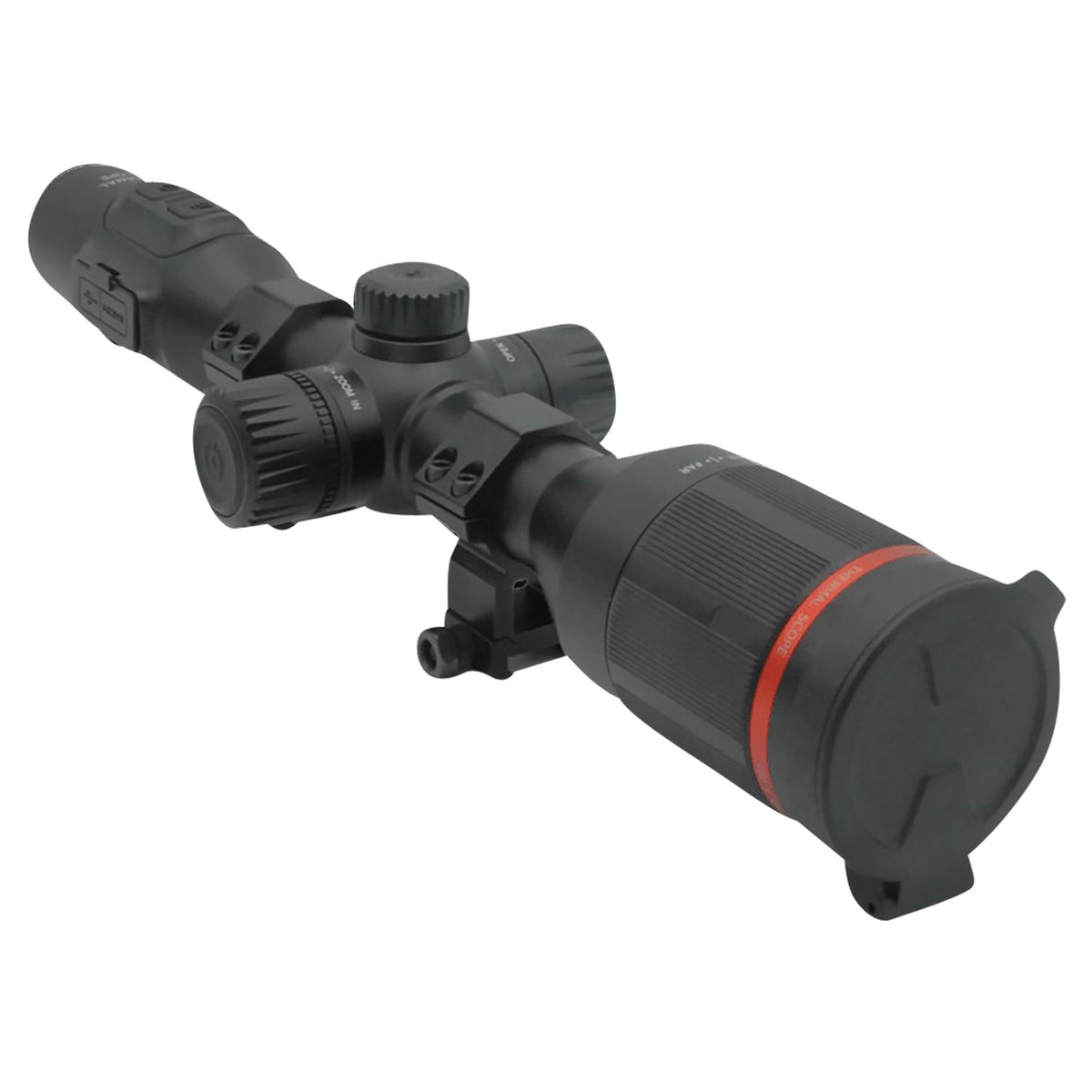 X-Vision 203202 TS300 Thermal Imaging Scope with Rings Black 2-16x35mm Multi Color Reticle 1024x768 OLED 640x480 Sensor 3100 yds
