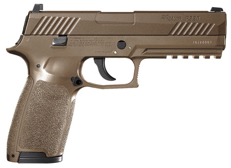 Sig Sauer P320 Air Pistol CO2 .177 Cal 30+1 8" Barrel White Dot Sights Coyote
