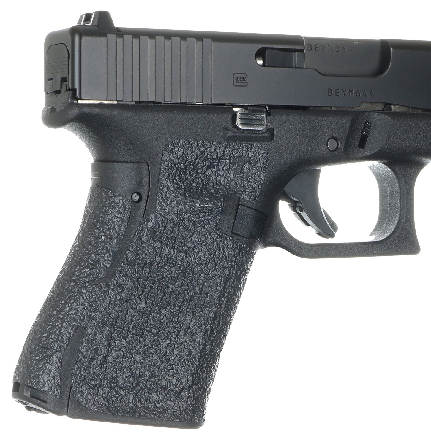 Talon Grips EV02R Compact Glock Gen 5 Adhesive Rubber Grip Wrap, Black