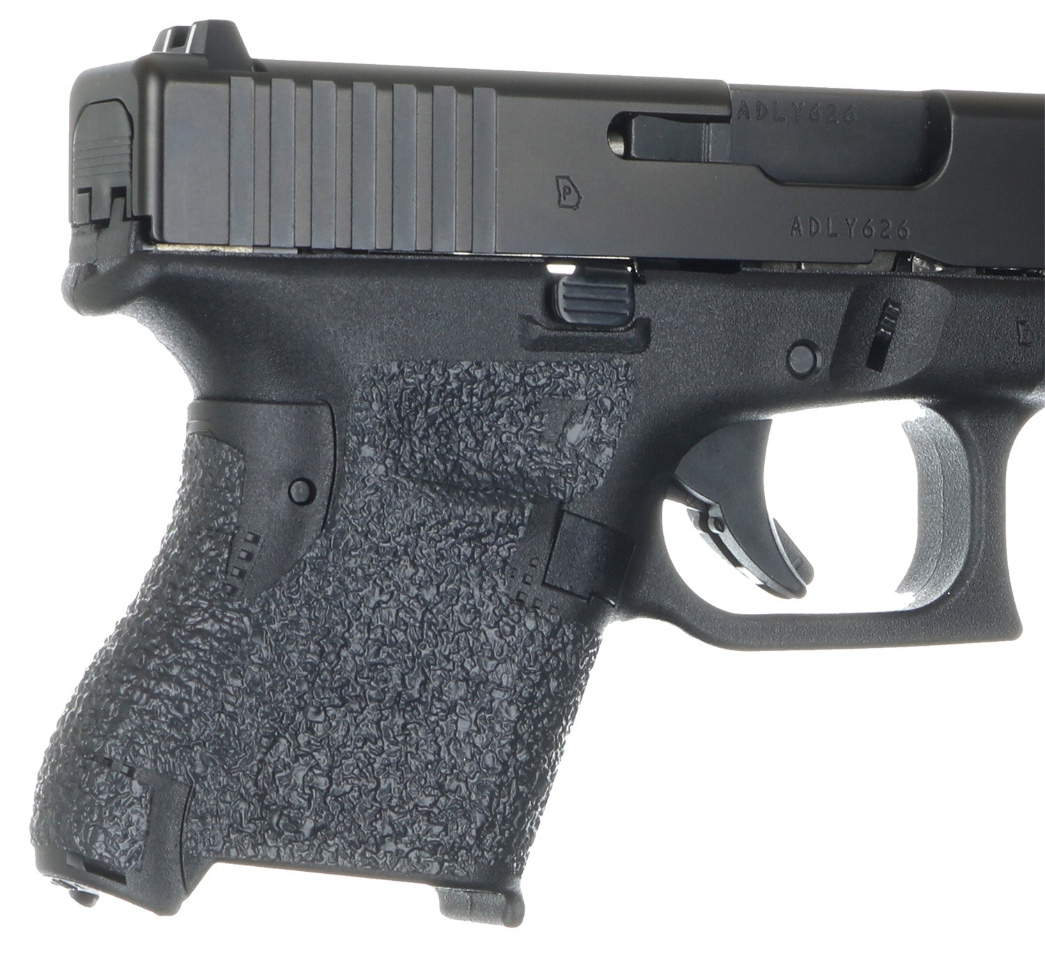 Talon Grips EV03R Subcompact Glock Gen 5 Adhesive Rubber Grip Wrap, Black