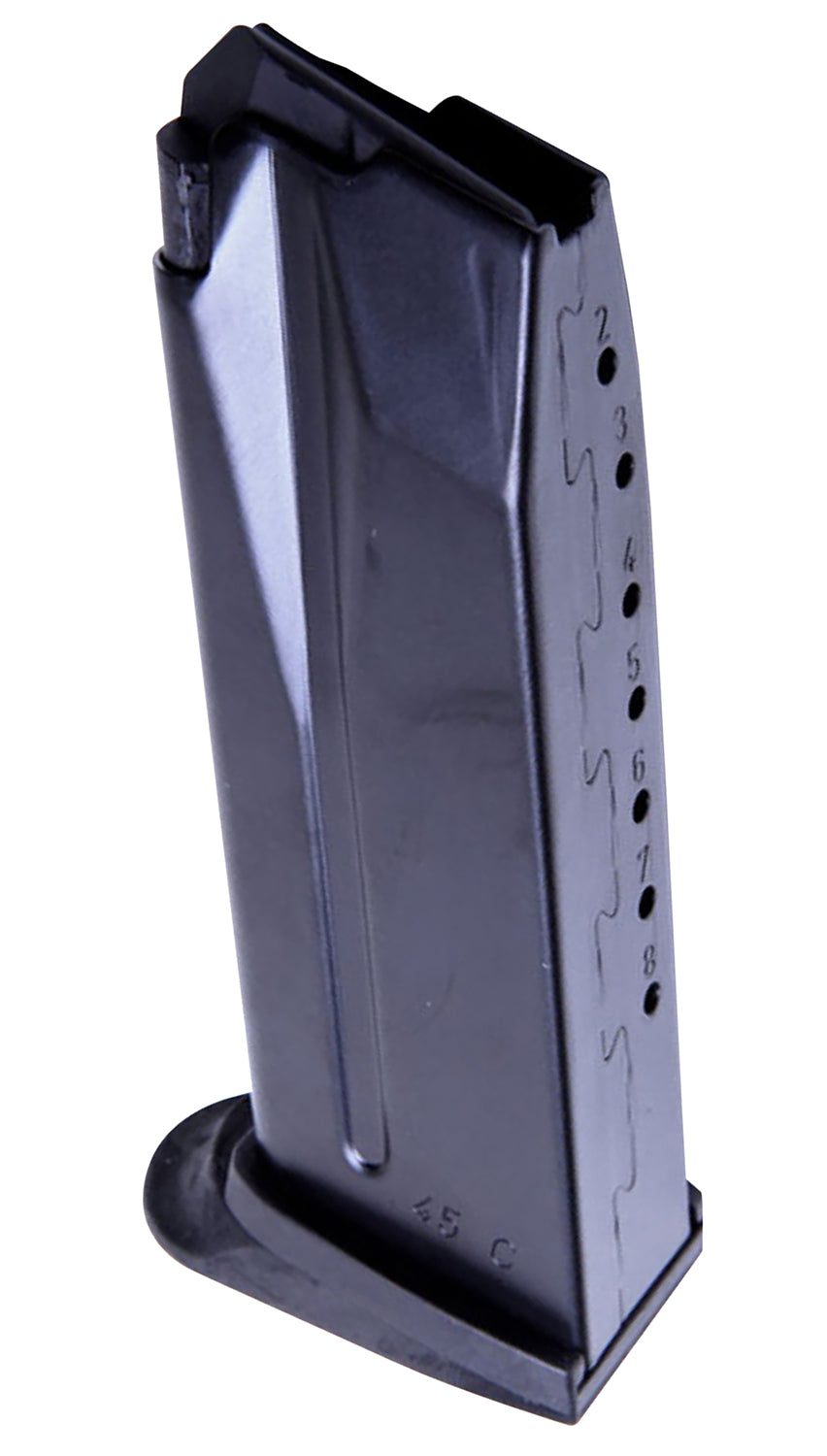 HK 50248621 H&K USP Compact HK45C 8rd .45 ACP Magazine with Extended Baseplate Black