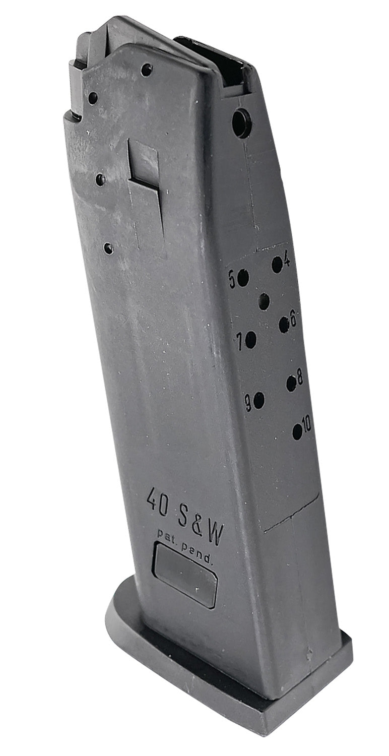 HK 50248610 HK USP 10rd .40 S&W Black Magazine Standard Floorplate Full Size