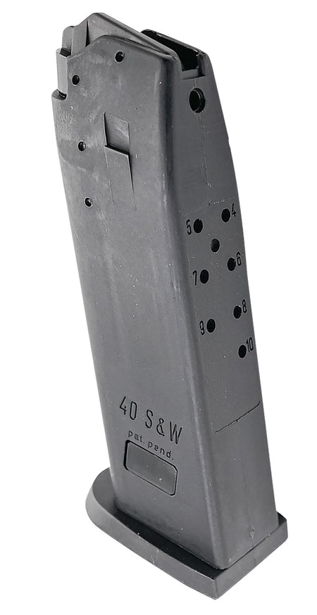 HK 50248610 HK USP 10rd .40 S&W Black Magazine Standard Floorplate Full Size