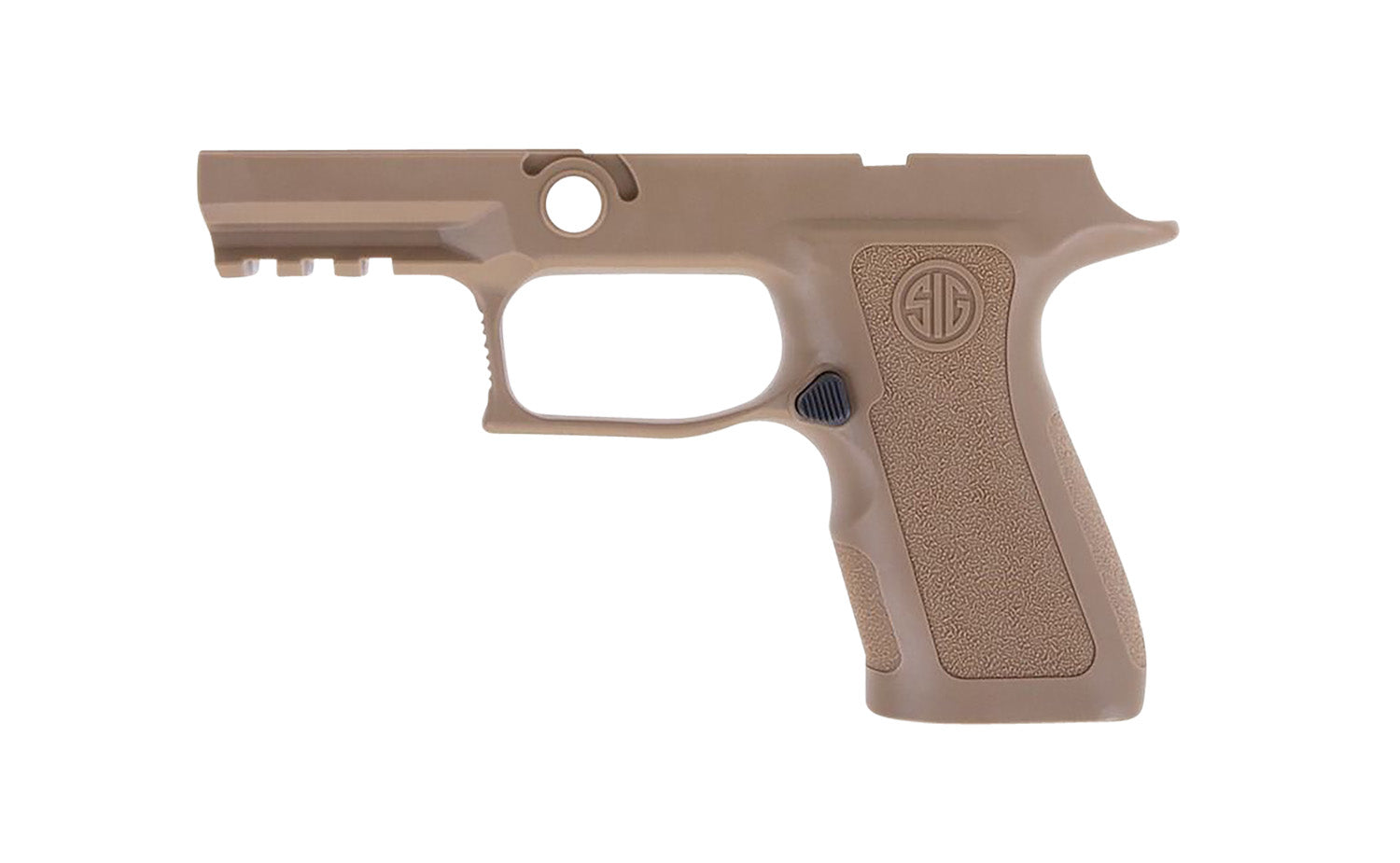 Sig Sauer GRIPMODXC943MCOY P320 X-Series Compact Coyote Polymer Grip Module Medium Size 9mm/40/357 Sig