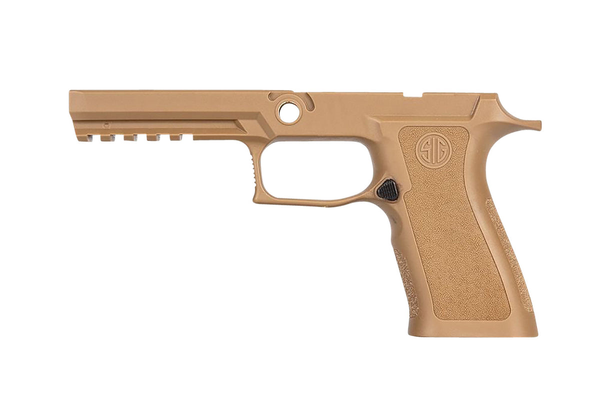 Sig Sauer P320 X-Series Full Size Large Grip Module Assembly, Coyote Polymer, 9mm Luger/357 Sig/40 S&W